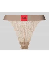 HUGO - String Met Kant - Lyst