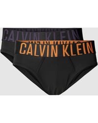 Calvin Klein - Slip mit elastischem Label-Bund im 2er-Pack - Lyst