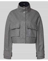 BOSS - Regular Fit Kurzblazer aus Woll-Mix Modell 'JARDIA' - Lyst