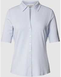 Marc O' Polo - T-Shirt mit durchgehender Knopfleiste - Lyst