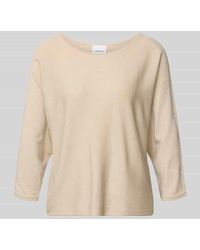 Comma, - Relaxed Fit Pullover aus Viskose-Mix in Strick-Optik - Lyst