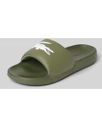 Lacoste - Slides mit Label-Detail Modell 'CROCO' - Lyst
