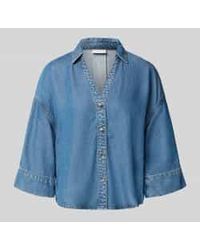 Freequent - Boxy Fit Blouse Van Lyocell Model 'Milo' - Lyst