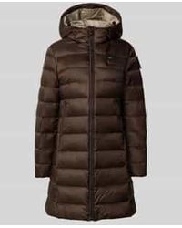 Blauer Usa - Lange Donsjas Met Capuchon, Model 'Agnes' - Lyst