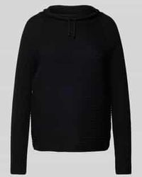 Monari - Gebreide Pullover Met Tunnelkoord - Lyst