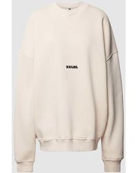 Karo Kauer - Oversized Sweatshirt mit Label-Stitching Modell 'Sold Out' - Lyst