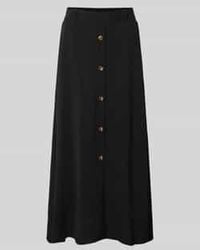 Soya Concept - Midirok Met Knoopsluiting Model 'Cath' - Lyst