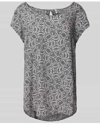 ONLY - Regular Fit T-shirt Met Druppelvormig Rugdecolleté - Lyst