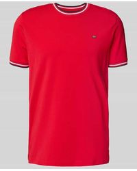 Christian Berg Men - T-Shirt mit gerippten Abschlüssen - Lyst
