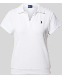 Polo Ralph Lauren - Regular Fit Poloshirt mit Logo-Stitching Modell 'TERRY' - Lyst