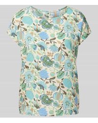Soya Concept - Blusenshirt aus Viskose mit Allover-Print Modell 'Sammy' - Lyst
