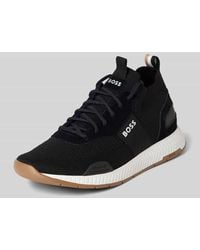 BOSS - Sneaker Mit Label-Details Modell 'Titanium_Runn' - Lyst