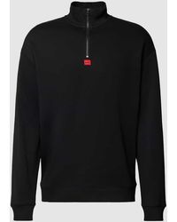 HUGO - Sweatshirt mit Label-Detail Modell 'Durty' - Lyst