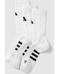 adidas - Socken mit Label-Stitching Modell 'CUSH' im 3er-Pack - Lyst