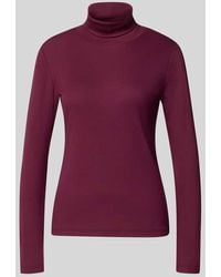 Tom Tailor - Regular Fit Langarmshirt aus Baumwoll-Mix mit Rollkragen - Lyst