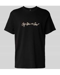 G-Star - T-Shirt mit Label-Print - Lyst