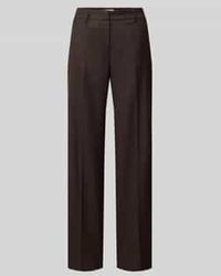 Seductive - Wide Leg Wollen Broek Met Persplooien, Model 'Luca' - Lyst