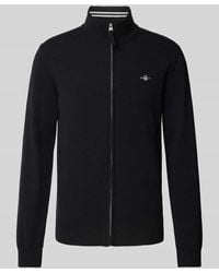 GANT - Strickjacke mit Reißverschluss - Lyst