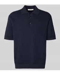 SELECTED - Relaxed Fit Poloshirt Van Puur Katoen Model 'Dane' - Lyst