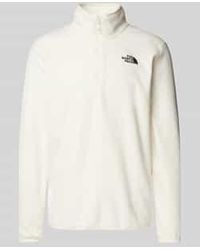 The North Face - Sweatshirt Met Labelstitching - Lyst