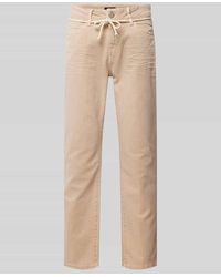 Opus - Regular Fit Jeans mit Bindegürtel Modell 'Louis fresh' - Lyst
