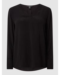 Esprit Collection Blusenshirt aus Viskose - Schwarz