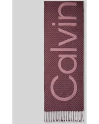 Calvin Klein - Schal aus Woll-Mix - Lyst