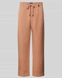 Strellson - Regular Fit Chino Met Elastische Band, Model 'Saturn' - Lyst
