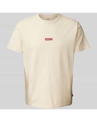 Levi's - T-Shirt mit Label-Patch - Lyst