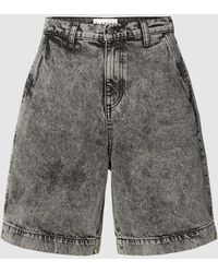 Blanche Cph - Jeansshorts Met Labelpatch - Lyst