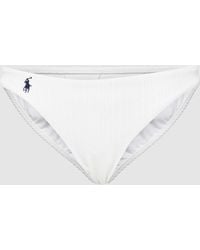 Polo Ralph Lauren - Bikini-Hose mit Logo-Stitching Modell 'DEVIN' - Lyst