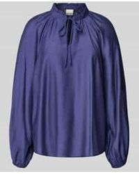 Ichi - Regular Fit Blouse Met Druppelvormige Hals, Model 'Karlani' - Lyst