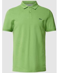 S.oliver - Poloshirt Met Labelstitching - Lyst