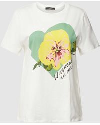 Weekend by Maxmara - T-Shirt mit Label-Motiv-Print Modell 'YEN' - Lyst