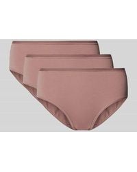 Sloggi - Slip Mit Label-Print Modell 'Go Daily' Im 3Er-Pack - Lyst