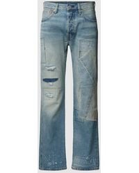 Levi's - Regular Fit Jeans im Destroyed-Look Modell "501 HAPPY TO BE HERE" - Lyst
