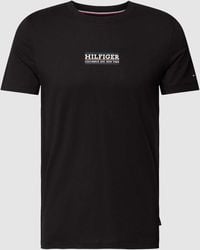 Tommy Hilfiger - T-Shirt mit Label-Print - Lyst
