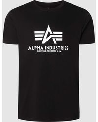 Alpha Industries - T-shirt Met Logoprint - Lyst