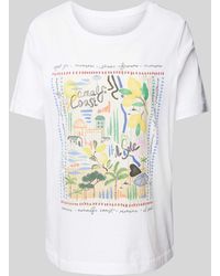 Ouí - T-Shirt mit Motiv-Print - Lyst