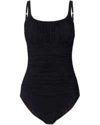 Gottex Badeanzug mit Raffungen - Schwarz
