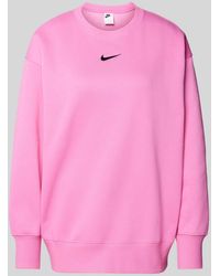 Nike - Oversized Sweatshirt Met Labelstitching - Lyst