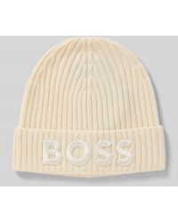 BOSS - Beanie aus reiner Schurwolle Modell 'LARA_HAT' - Lyst
