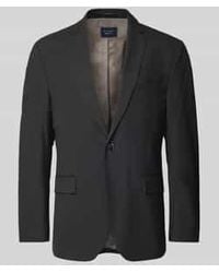 Christian Berg Men - 2-knoops Colbert Met Reverskraag - Lyst