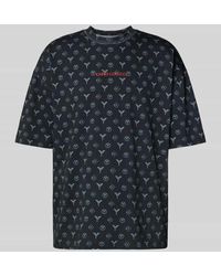 carlo colucci - Oversized T-Shirt mit Label-Stitching - Lyst