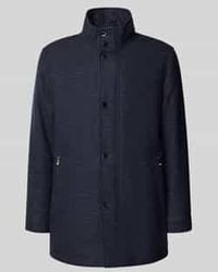 BOSS - Regular Fit Wollen Lange Jas Met Opbergbare Capuchon, Model 'Camron' - Lyst