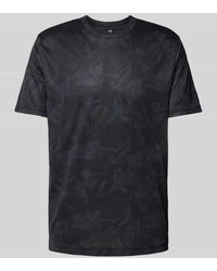 Christian Berg Men - T-Shirt mit Allover-Muster - Lyst