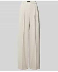 Cambio - Wide Leg Stoffen Broek Met Bandplooien, Model 'Anny' - Lyst