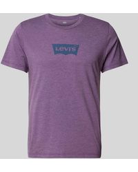 Levi's - T-Shirt mit Label-Print - Lyst