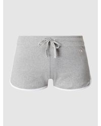 Damen Bekleidung Kurze Hosen Mini Shorts H&M Synthetik Sweatshorts Regular Fit in Grau 