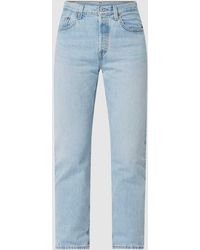 Levi's - Korte Slim Fit Jeans Van Katoen, Model '501' - Lyst